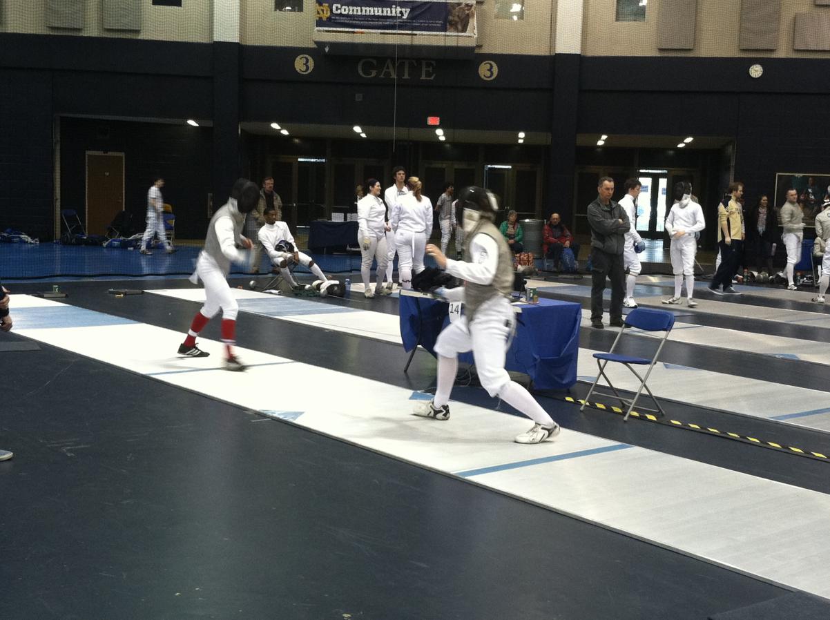 Fencing Combines for 11th Place Showing at Conference Championships