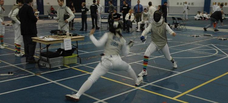 Fencers Compete at Northwestern