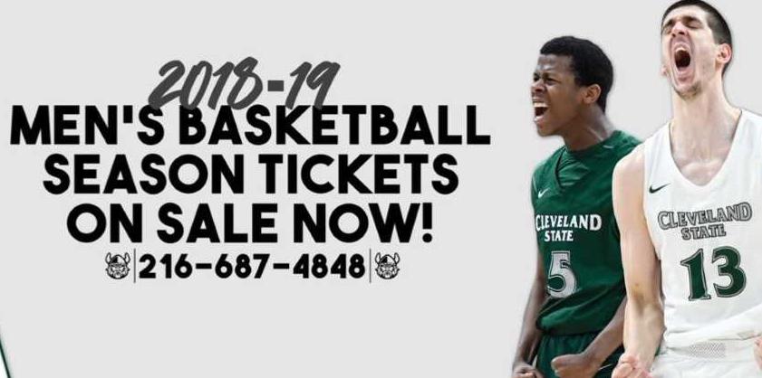 Cleveland State Basketball Season Tickets Now on Sale