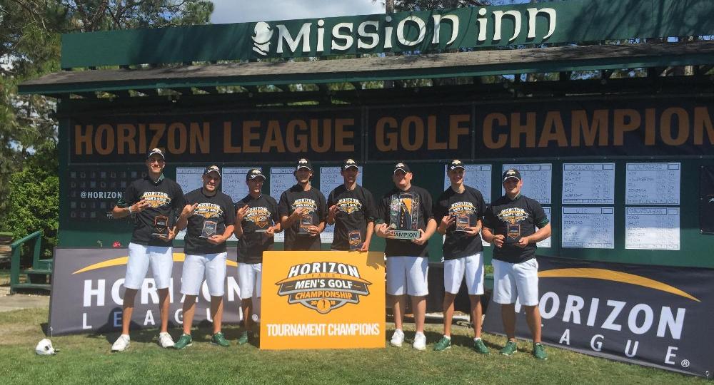 THREE-PEAT! Men's Golf Wins Third Straight League Title; Krecic & Luth Named to All-Tourney Team