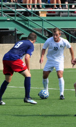 Men's Soccer Puts on Offensive Show in Exhibition