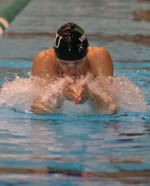 School Record In 100 Breast Propels CSU To 2-1 Showing