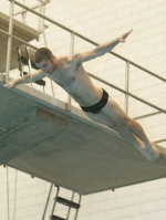 Dalman Places Fourth In 3-Meter Dive At Zone C Championships