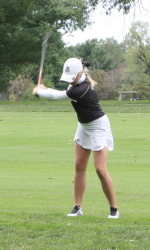 Madeline Kaminski shot a 75 on Tuesday, the second lowest round of the day.