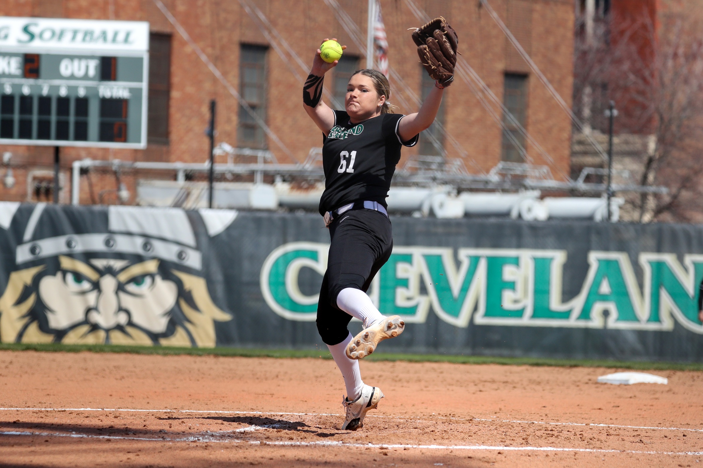 Holzopfel Spins No-Hit Gem, Cleveland State Softball Takes Series Opener over NKU