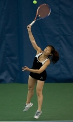 Mengdi Liu posted a victory at No. 6 singles against Green Bay