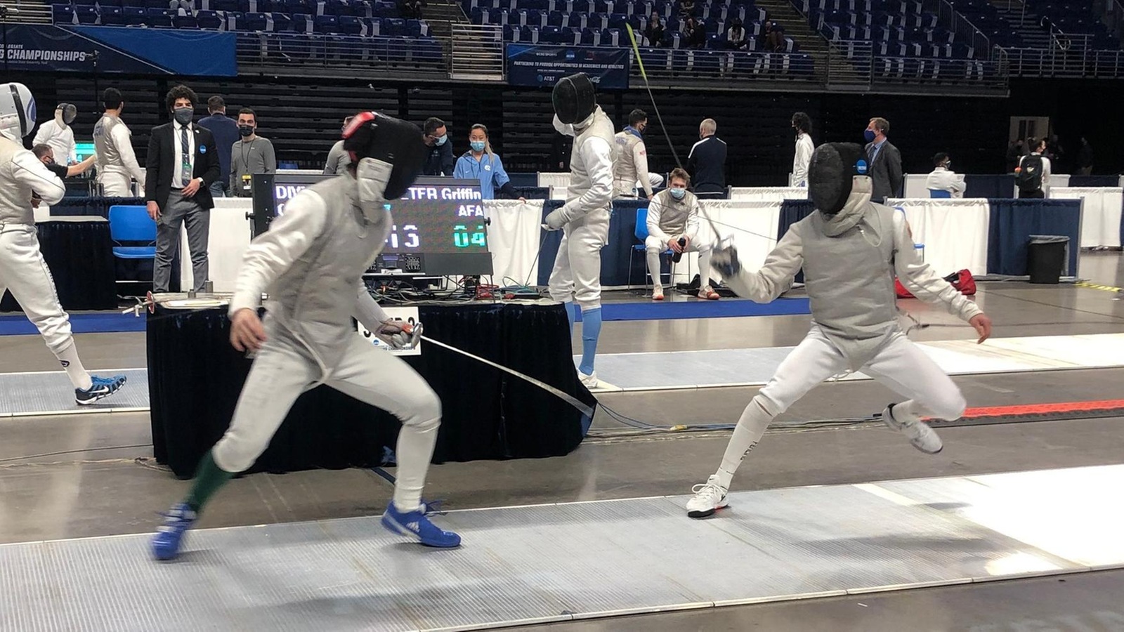 Men's Fencing Concludes Day One Of NCAA Championships