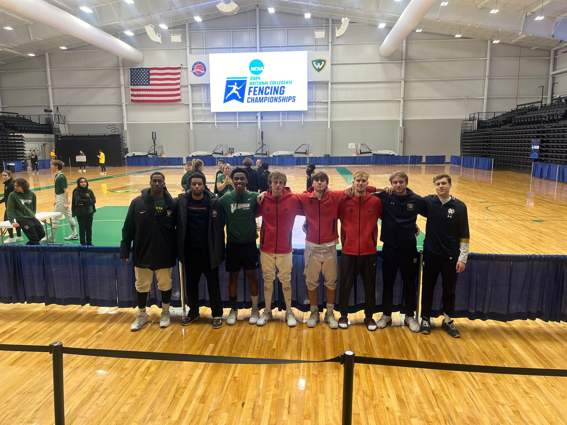 Ndjeka Sixth, Cleveland State Fencing Teams Wrap Up NCAA Midwest Regional