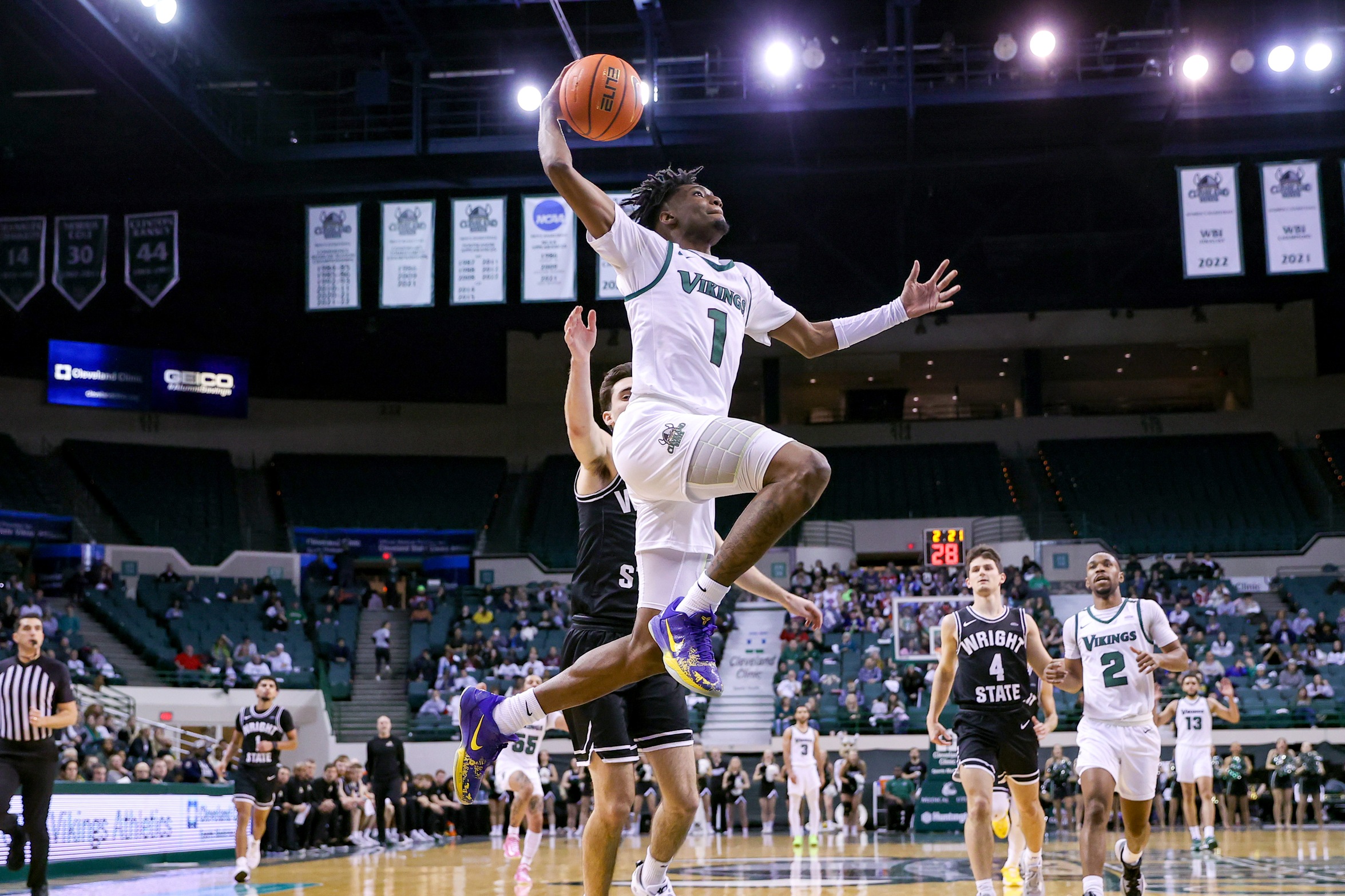 Great Day to Be A Vike: Cleveland State Runs Away From Wright State For 12th Horizon League Win