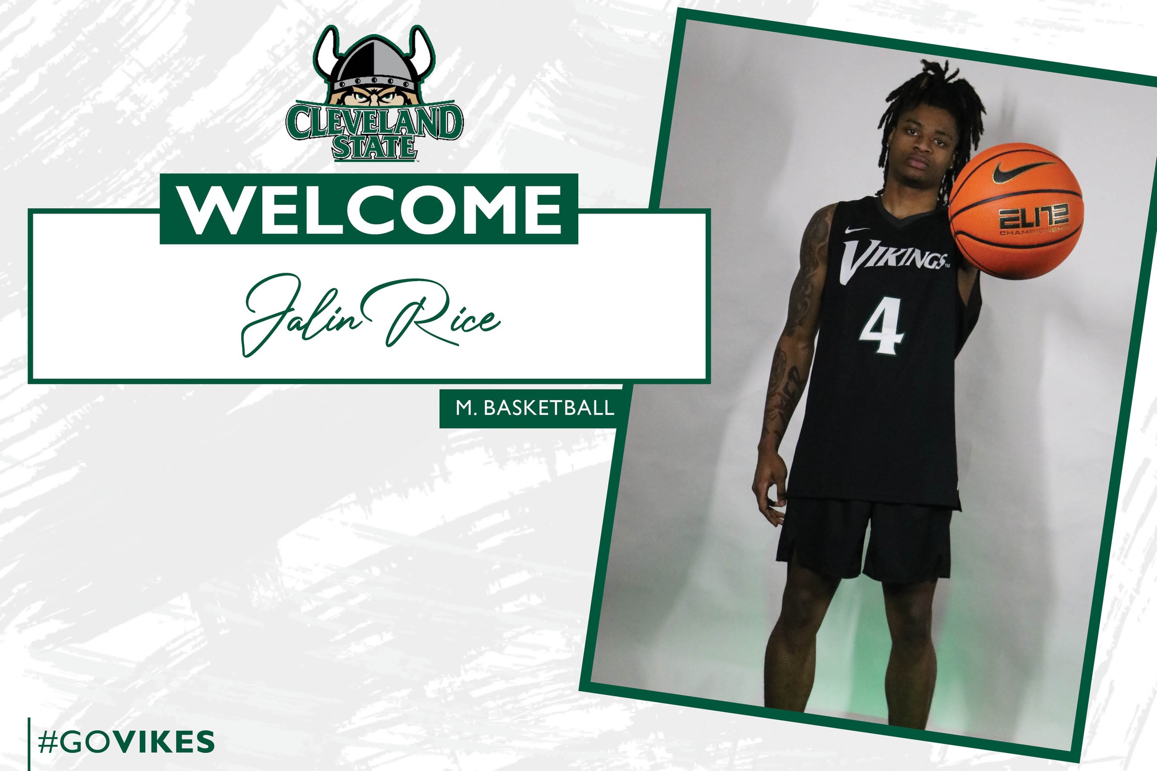 Cleveland State Men’s Basketball Signs Jalin Rice to Letter of Intent