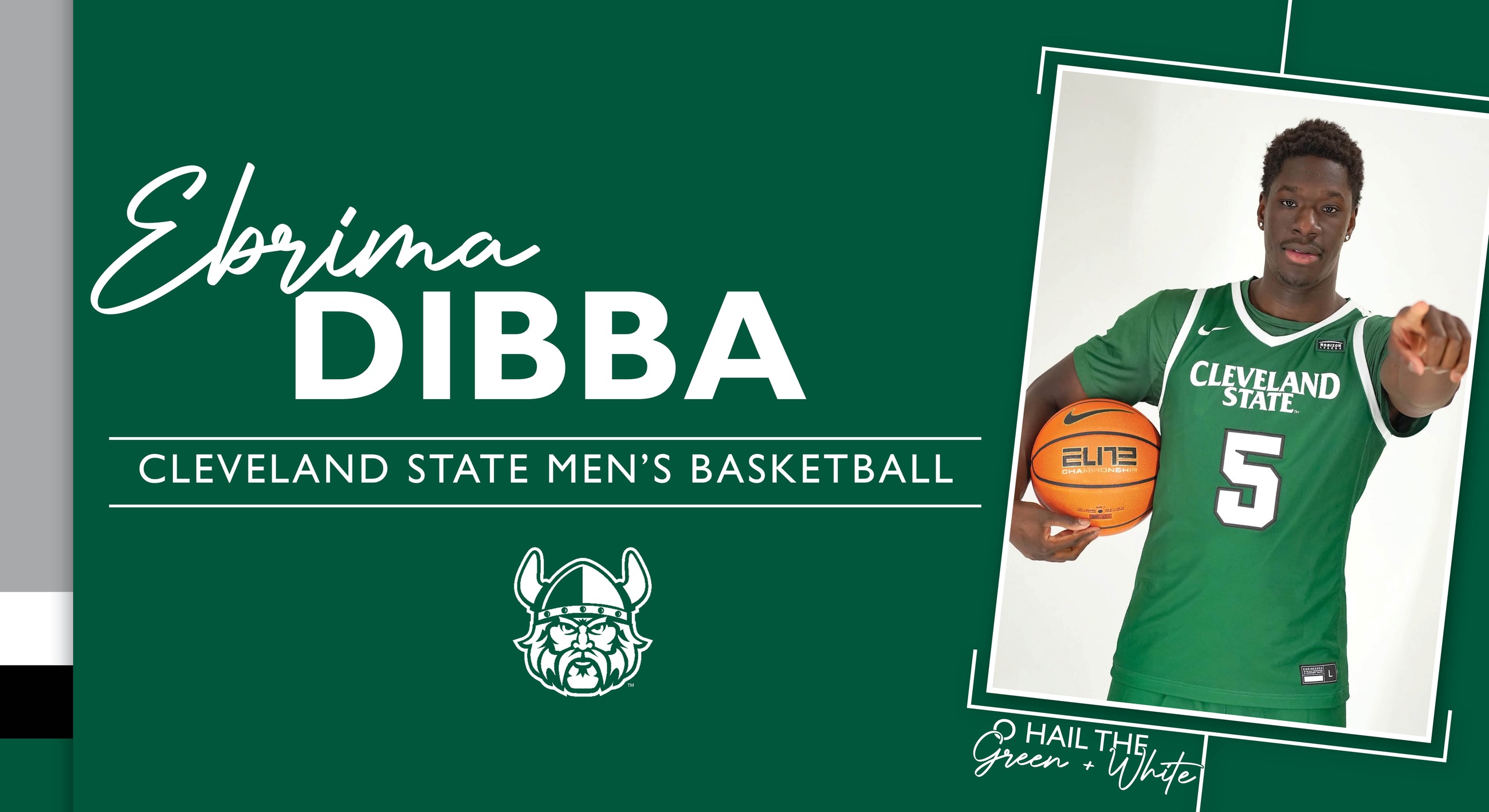 Cleveland State Men’s Basketball Signs Ebrima Dibba to Letter of Intent