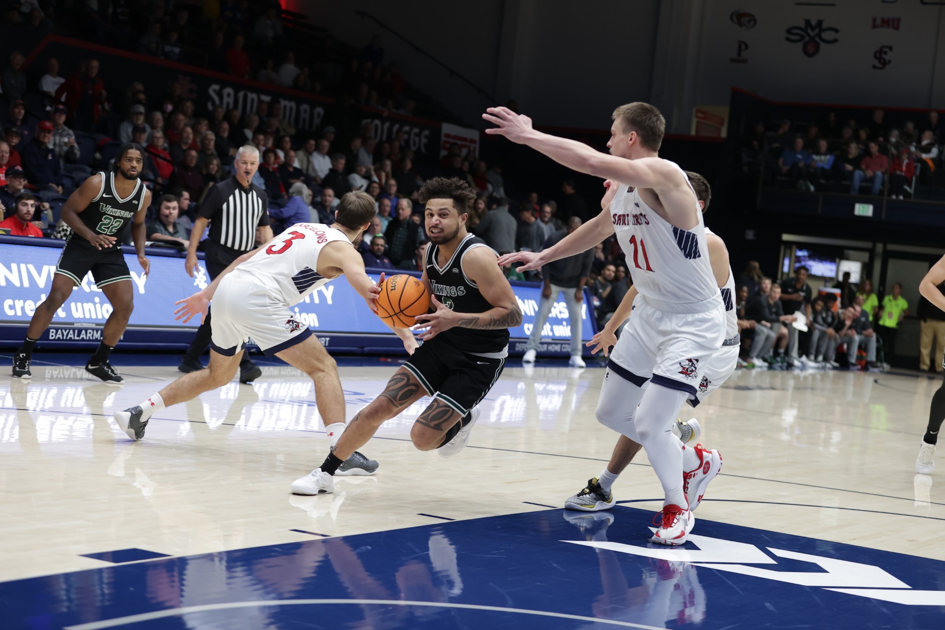 Cleveland State Men’s Basketball Falls at Saint Mary’s