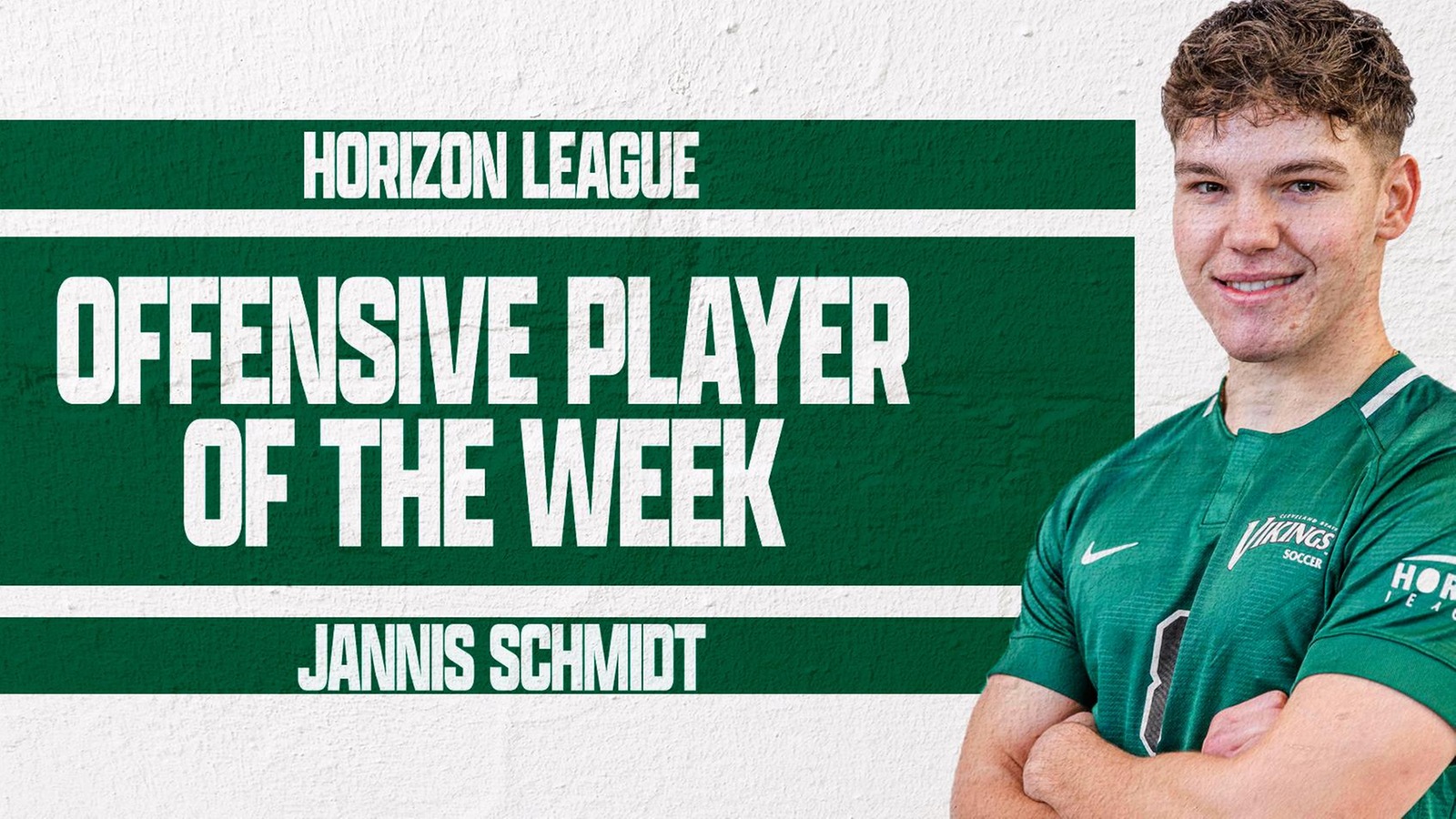 Jannis Schmidt Tabbed #HLMSOC Offensive Player of the Week