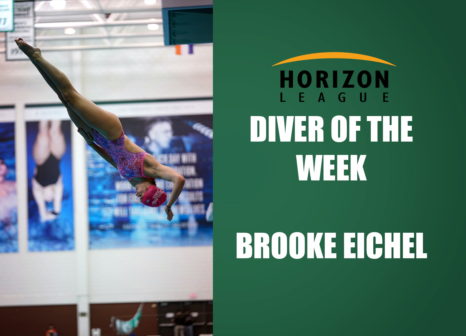 Eichel Earns Horizon League Diver of the Week Honors