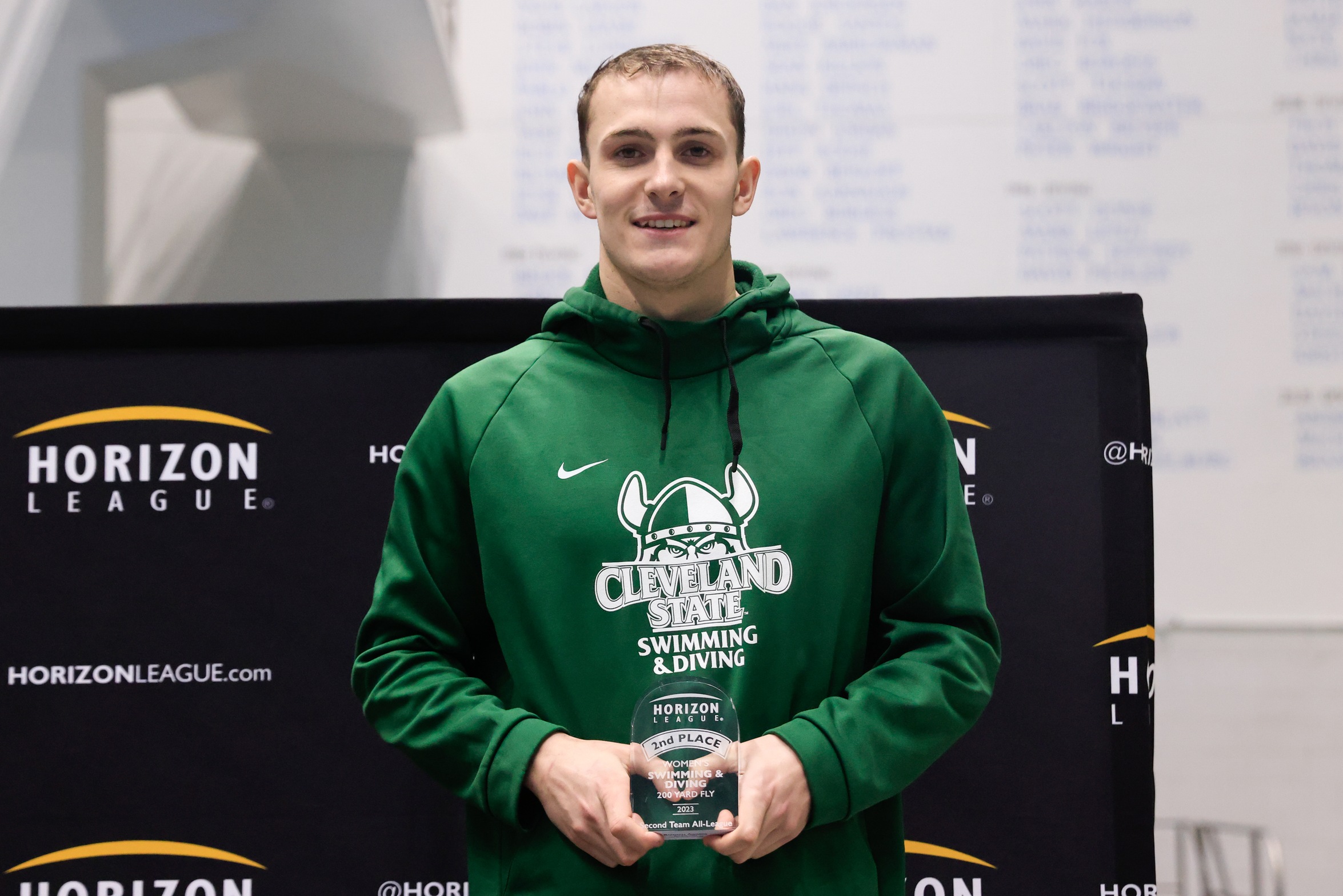 Cleveland State Men's Swimming Places Third Horizon League Championships