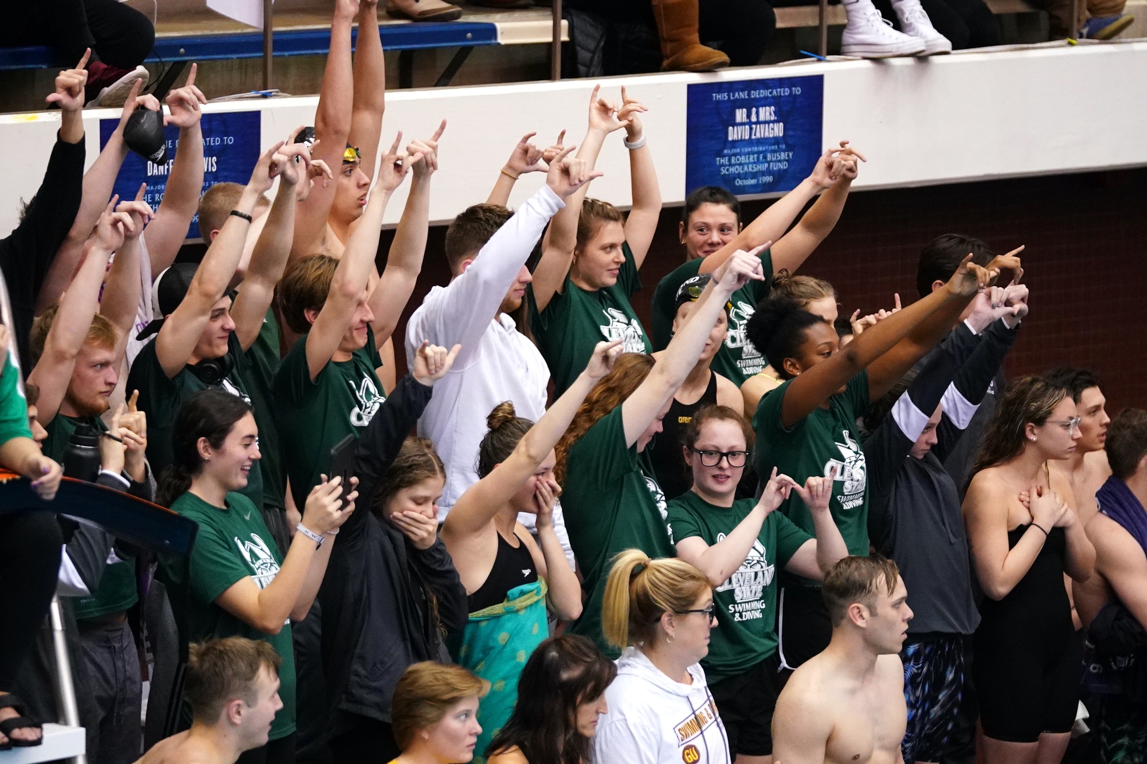 Cleveland State Swimming & Diving Set for Senior Day