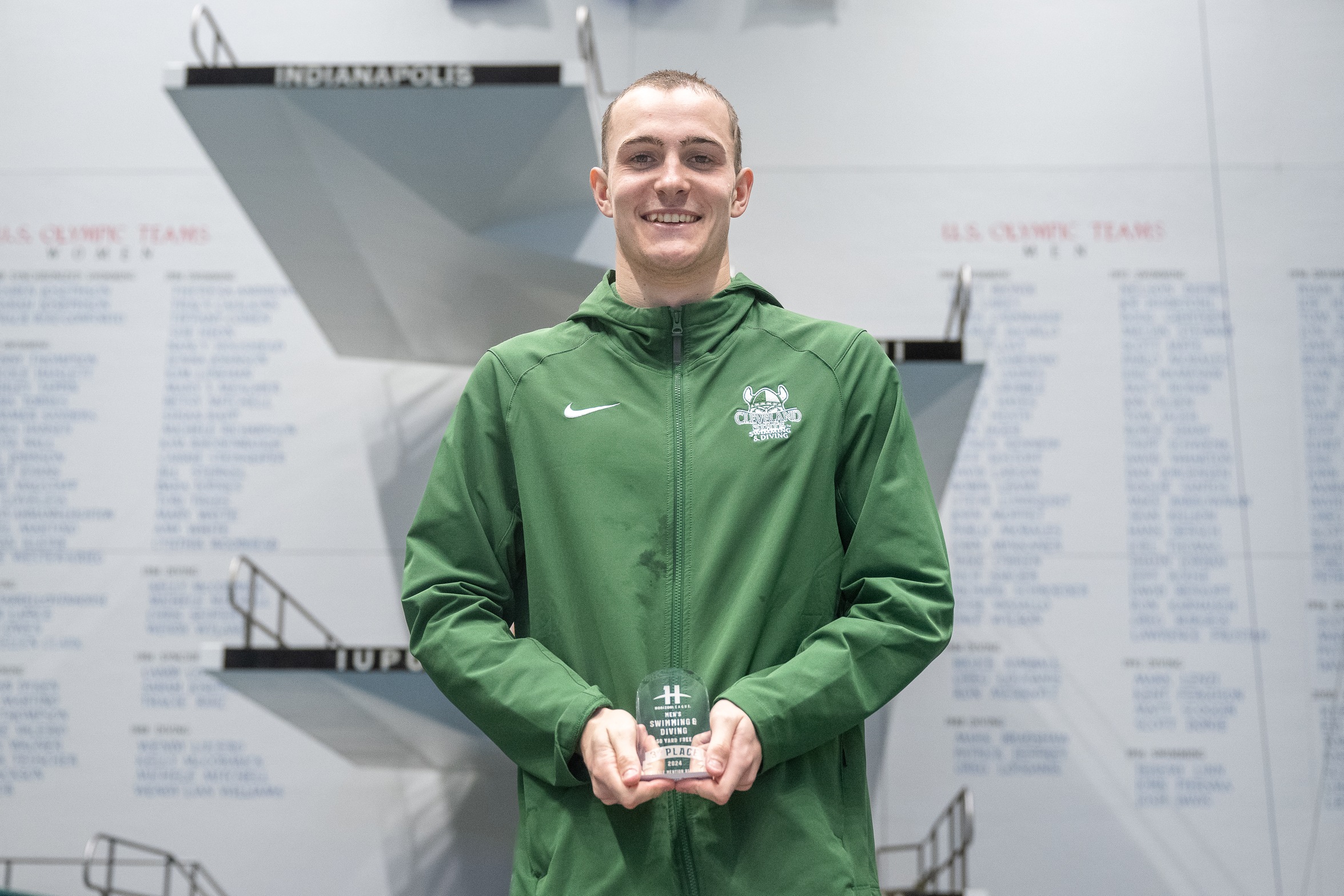 Cleveland State Men's Swimming & Diving Remain Third After Day Two of #HLSD Championships