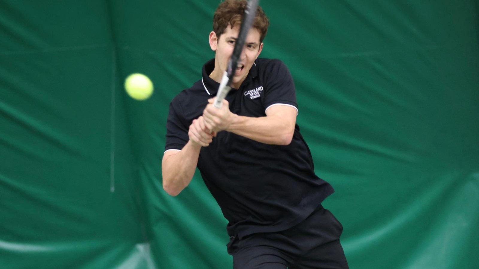 Cleveland State Men’s Tennis Hits The Road For Saturday Match At Chicago State