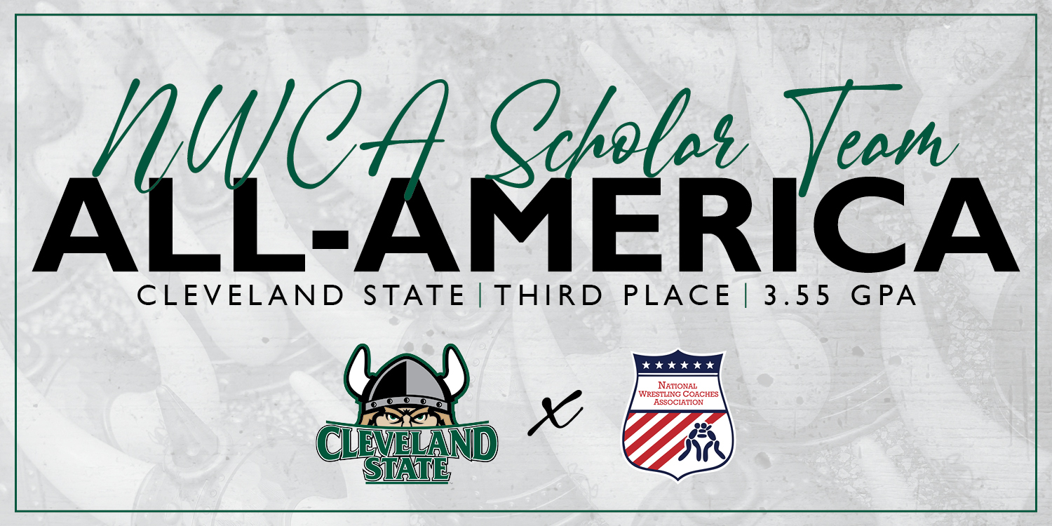 Cleveland State Wrestling Finishes Third in NWCA Scholar All-American Standings