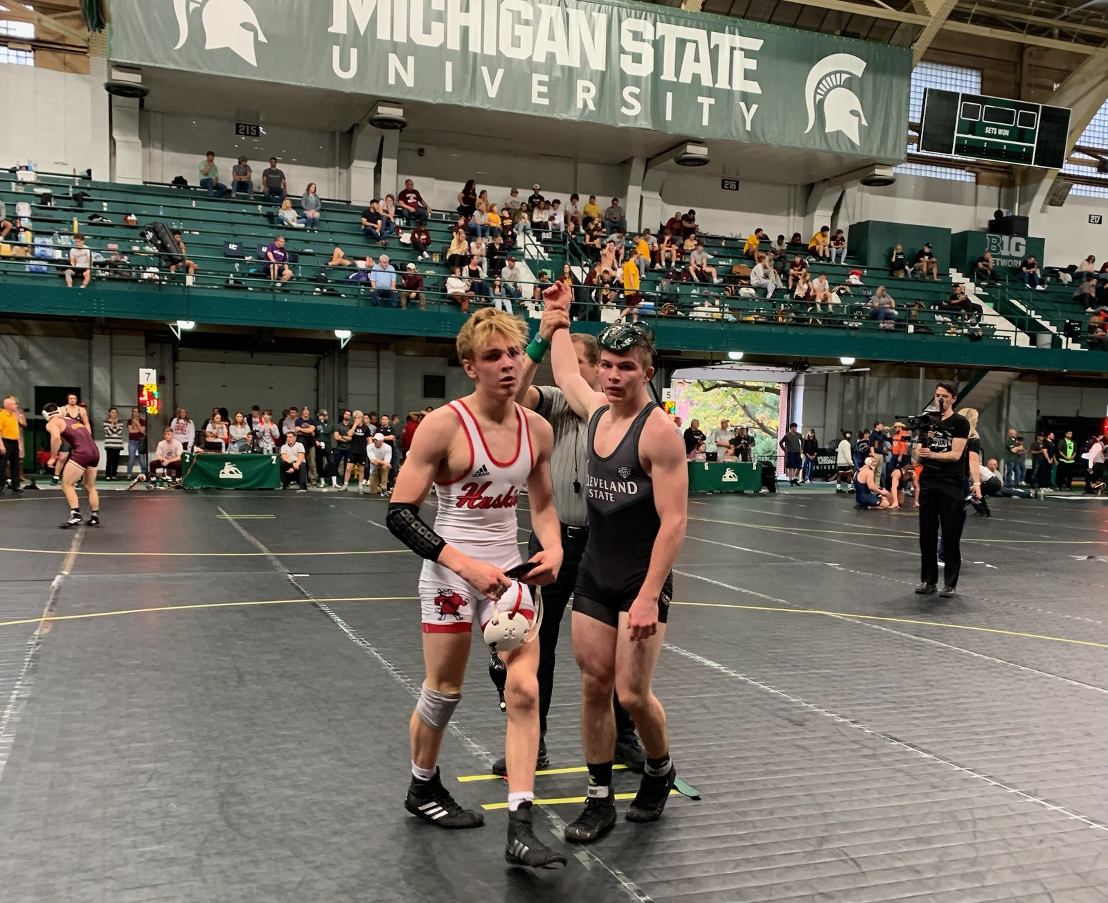 Cleveland State Wrestling Places Nine at Michigan State Open With One Champion