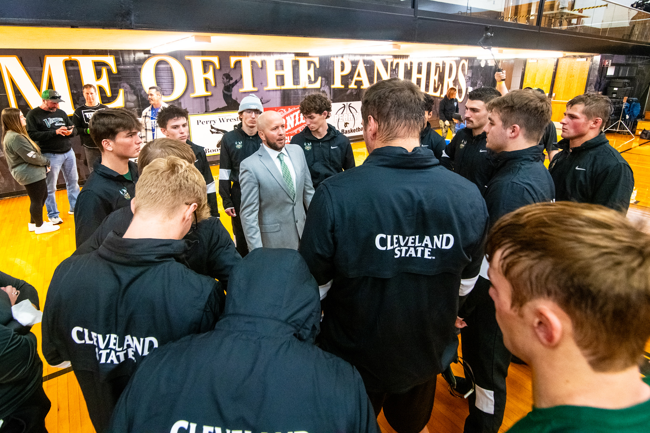 Cleveland State Wrestling Prepares for Navy Classic
