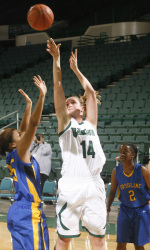Kaila Montgomery had a career-high seven points along with four rebounds against South Dakota