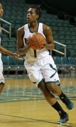 Imani Gordon was just shy of a double-double with 12 points and nine rebounds at Wright State.