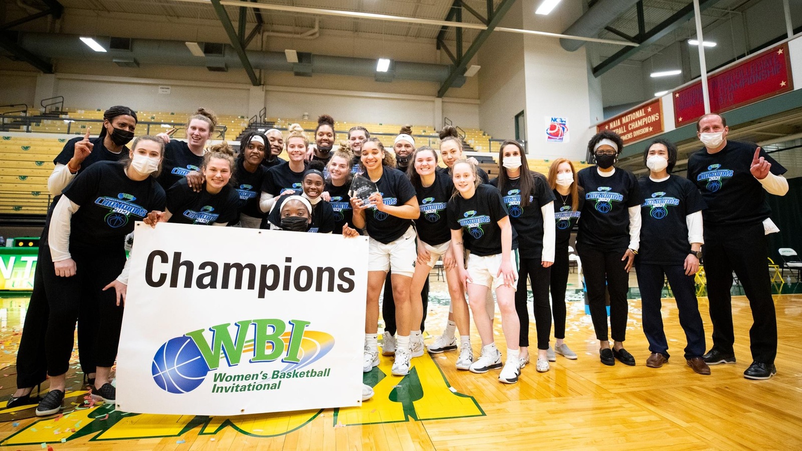 Women’s Basketball Captures 2021 WBI Championship!