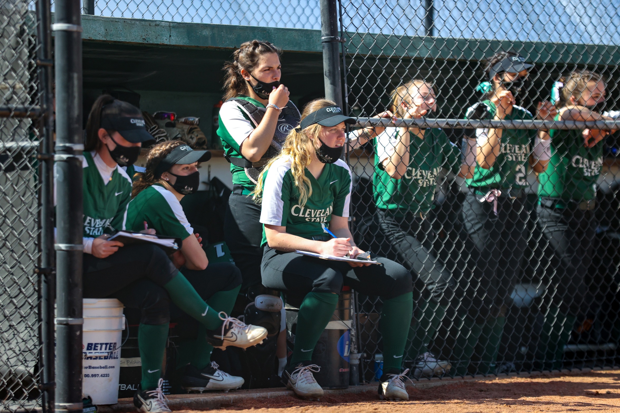 Cleveland State Softball Splits Two on Second Day at Green and Gold Classic