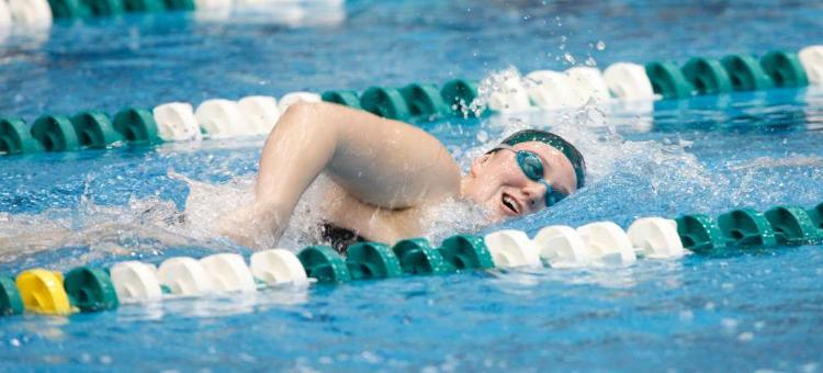 Women's Swimming and Diving Beats Canisius, 130-109