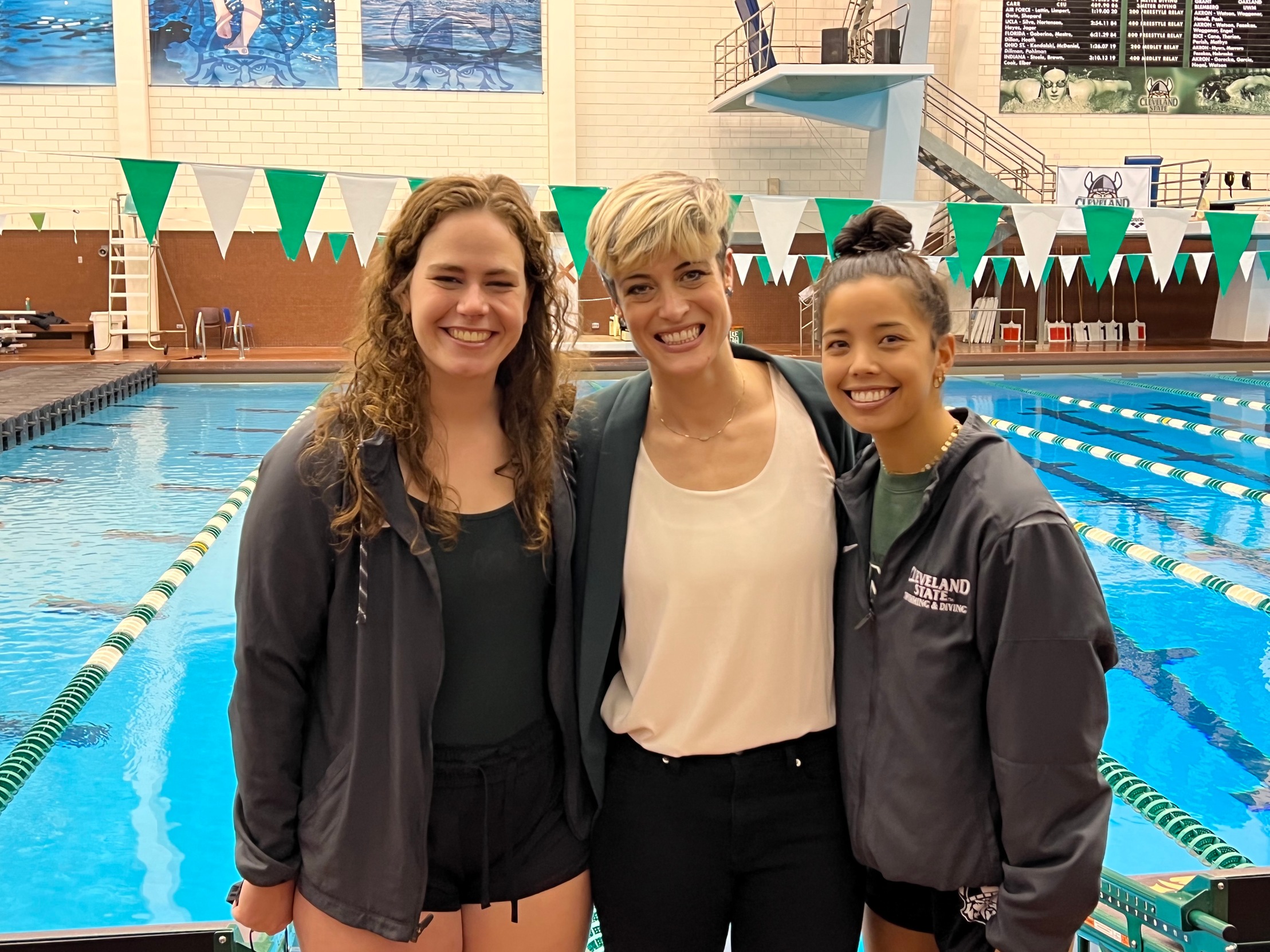 Cleveland State Women's Swimming & Diving Honor Two Seniors Against Oakland