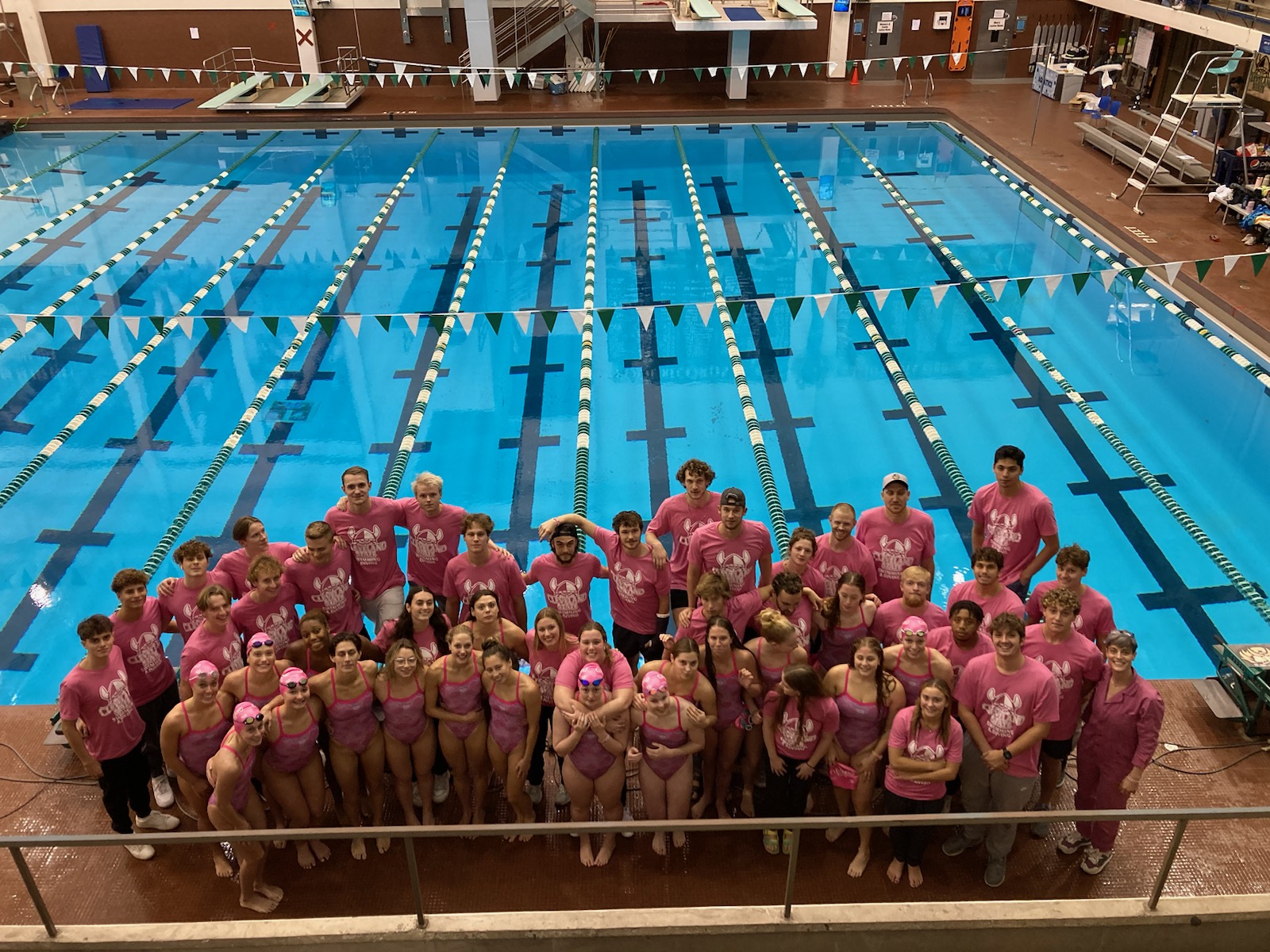 Cleveland State Women's Swimming & Diving Competed Strongly in Pink Meet Against Bowling Green