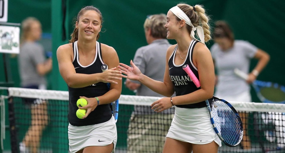 Women’s Tennis Has Strong Doubles Play On Day One Of Akron Shootout