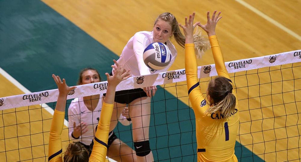 Vikings Sweep Youngstown State In #HLVB Opener