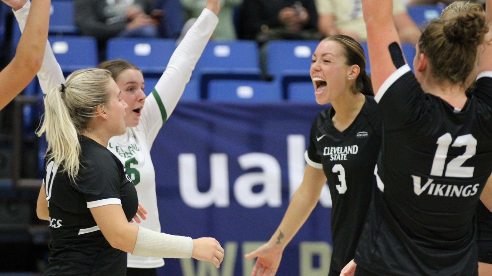 Cleveland State Volleyball Earns Five-Set Victory At Akron